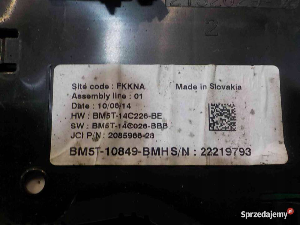 FORD GRAND C MK2 16 TDCI 14r licznik zegary Części samochodowe mazowieckie Suków