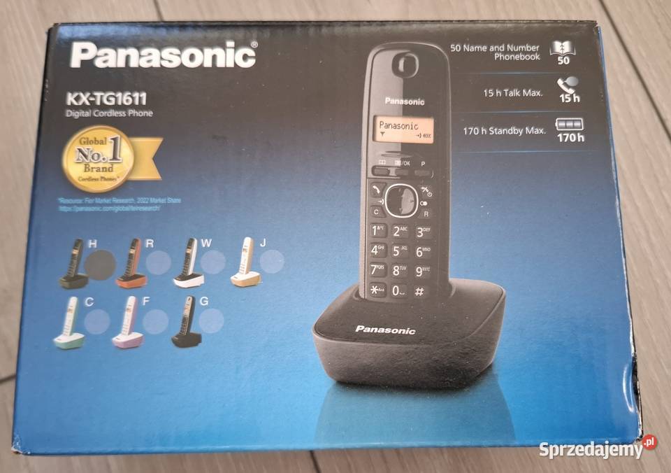 Panasonic KXTG1611PDH telefon stacjonarny Kajetany