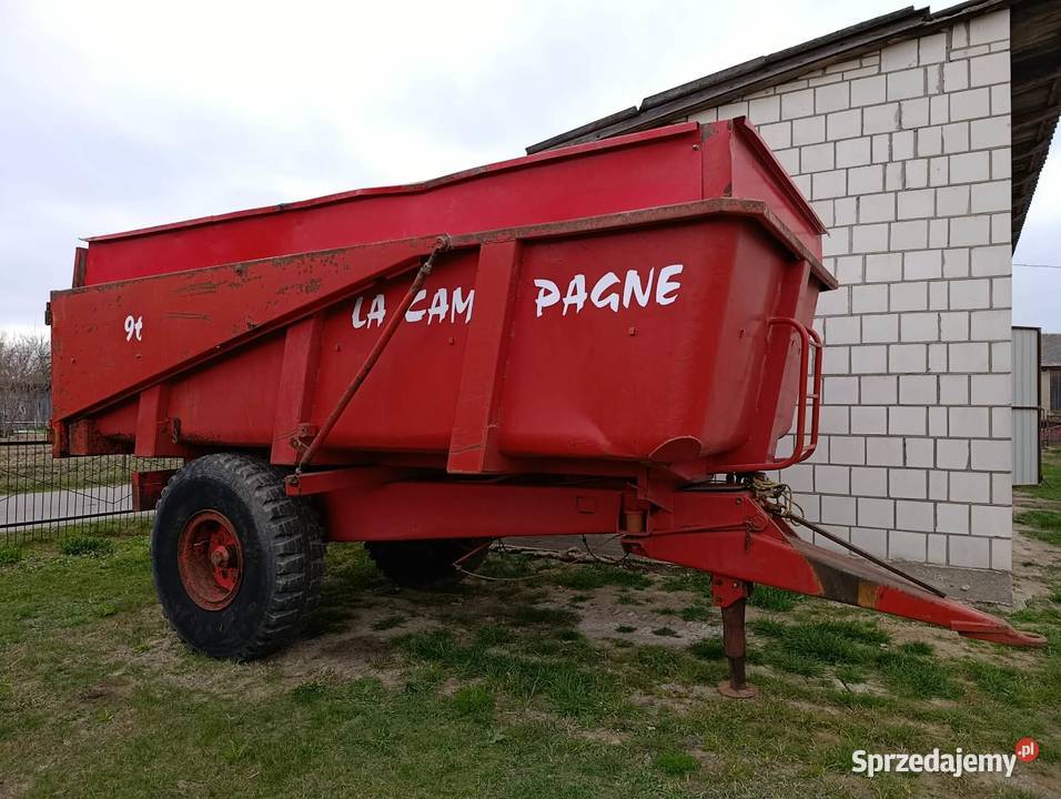 Przyczepa skorupową 9t zarejestrowana z własną