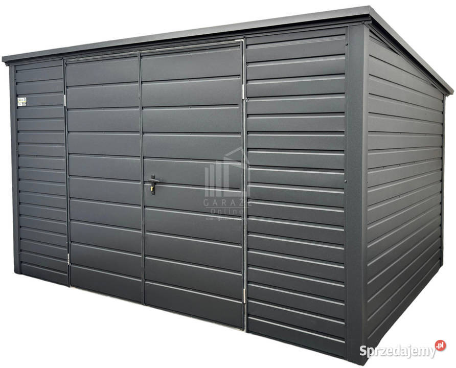 Schowek domek ogrodowy 4x25m Brama dwuskrzydłowa Jastrzębie-Zdrój