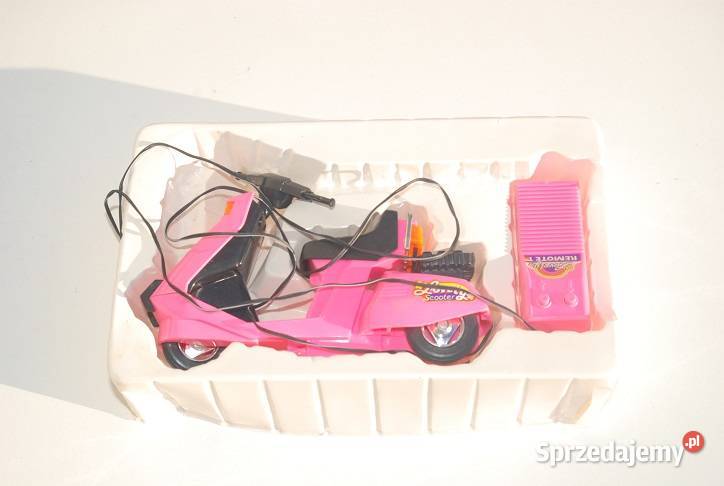 Stara zabawka skuter mini scooter na kablu na Cieszyn