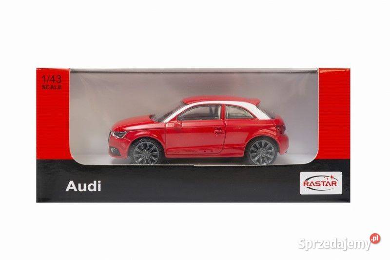 AUDI A1 58200 Rastar 143 czerwony Poznań