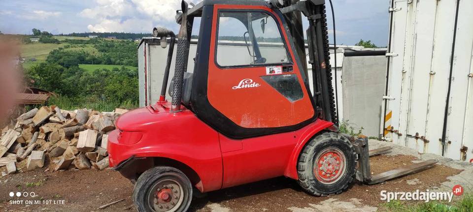 Wózek widłowy Linde H45 udźwig 4500 produkcji małopolskie Nowy Sącz sprzedam