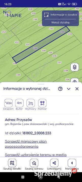 Działki leśne Burdze sprzedam