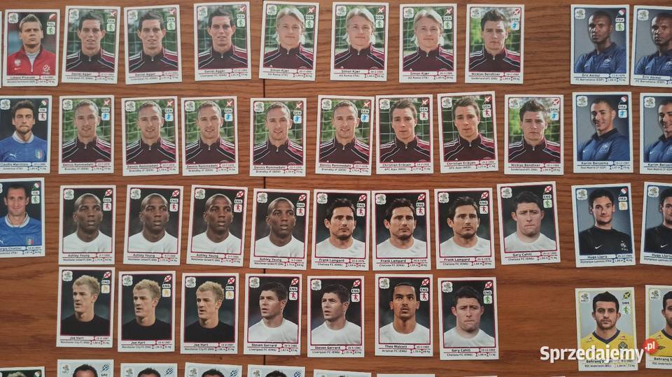 Kartynaklejki z piłkarzami Euro 2012 Wieluń