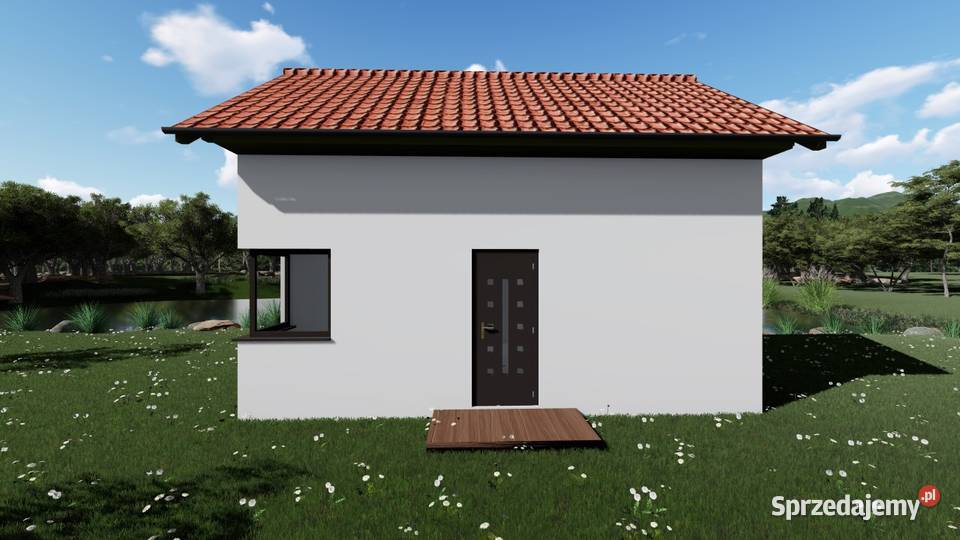 Projekt domu ZG48 na zgłoszenie bez pozwolenia śląskie Sosnowiec