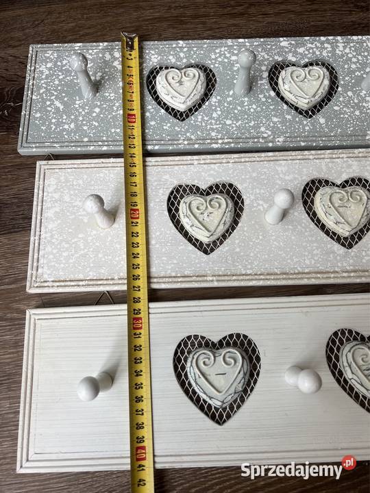 Vintage Glamour ramka foto wieszak półka serce Bystrzyca Kłodzka