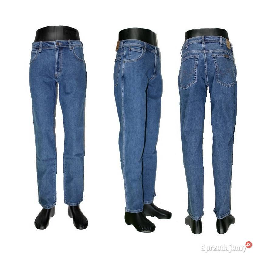 Męskie jeansy Wrangler Regular Stonewash Tarnowskie Góry