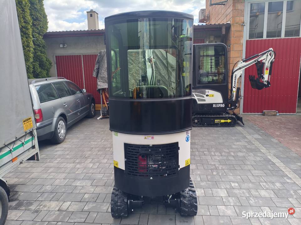 Minikoparka Nowa XKOPARKI R10PRO z Kabiną 2026r Motoryzacja