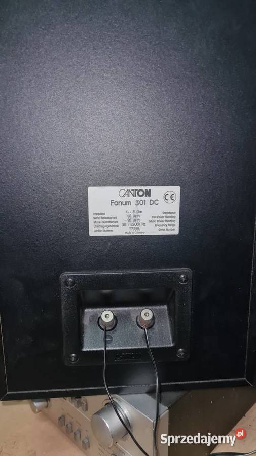 Głośniki canton fonum 301 DC Kluczbork