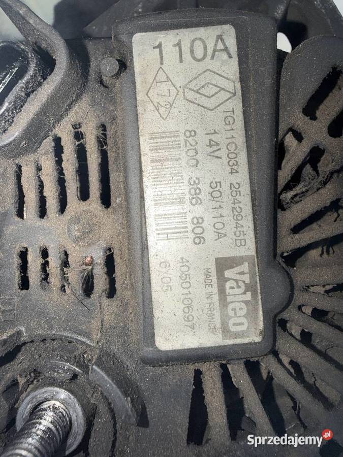 Alternator Renault Megane II 15 dci 8200 386 806 Ostrów Wielkopolski