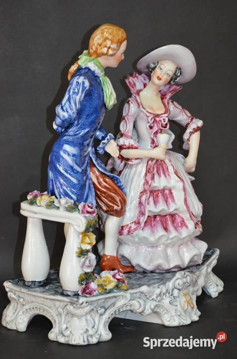 Rocerm porcelana grupa figuralna Idylla kolor i Środa Wielkopolska sprzedam