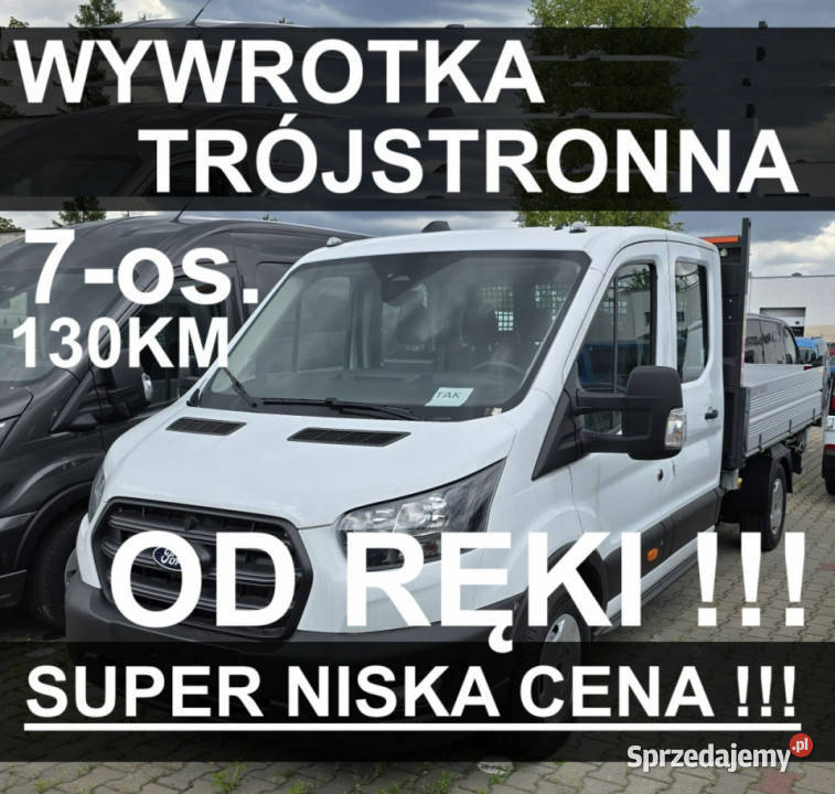 Ford Transit Wywrotka 3stronna 2800 x 2200 7osob światła przeciwmgłowe Szczecinek sprzedam