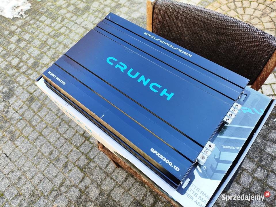 Wzmacniacz samochodowy 1 kanałowy monoblok Niegowonice