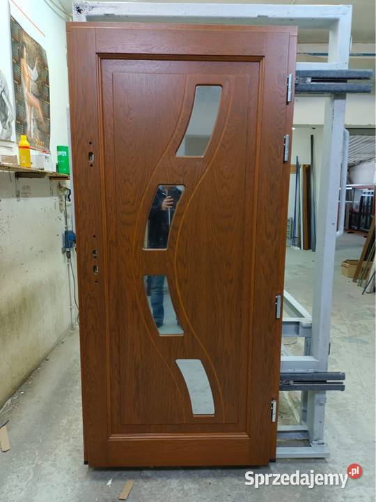 Drzwi zewnętrzne drewniane antywłamaniowe Lublin