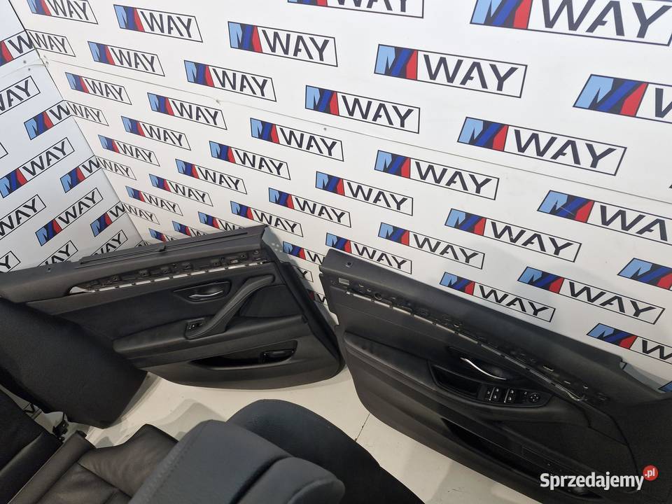 BMW F11 FOTELE KOMFORTY CZARNA SKÓRA