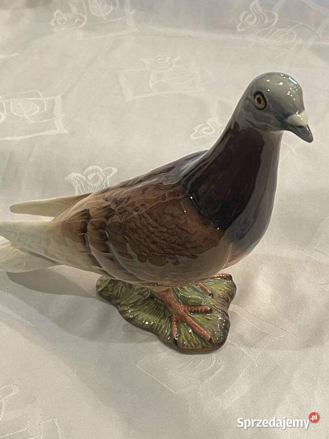 Porcelanowa figurka gołębia sprzedam