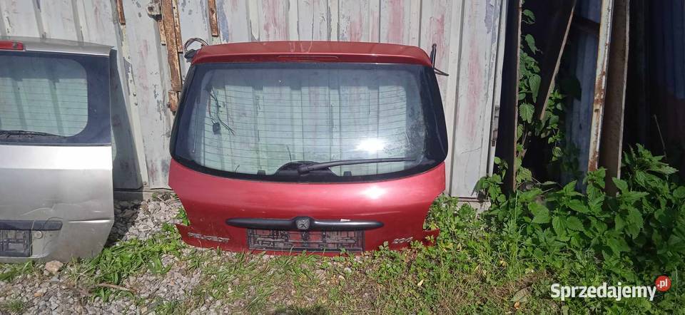 Klapa tylna Peugeot 206 9803 szyba tylna Kraków sprzedam