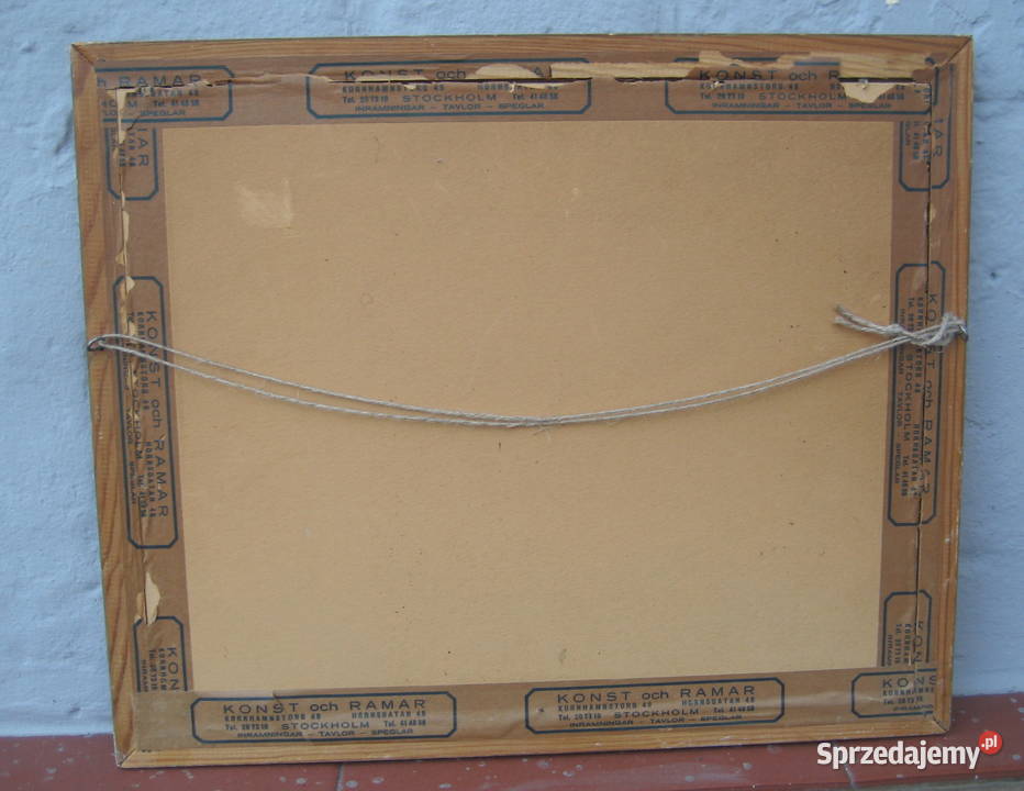 Litografia Ernst Hellgreen Bellmanshuset Warszawa