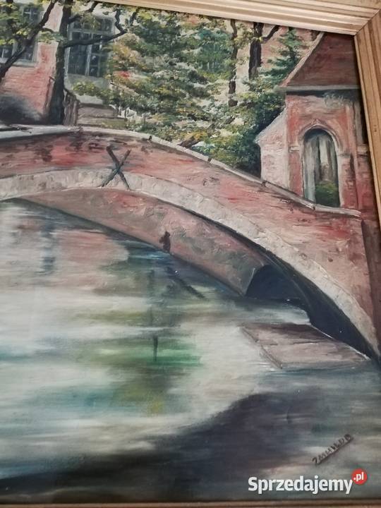 Obraz malowany w kolorze jesieni Dobrzewino