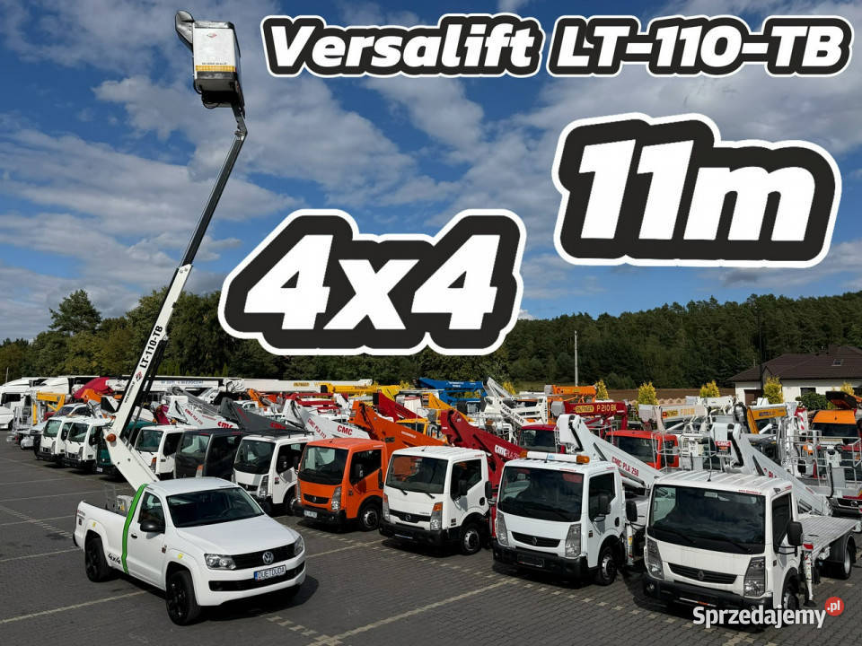 Volkswagen Amarok Podnośnik Koszowy 4x4 11m Widełki