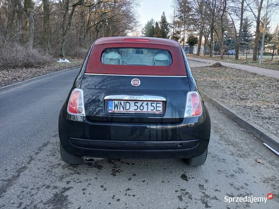 FIAT 500 C CABRIO 1242cm3 mazowieckie Nowy Dwór Mazowiecki