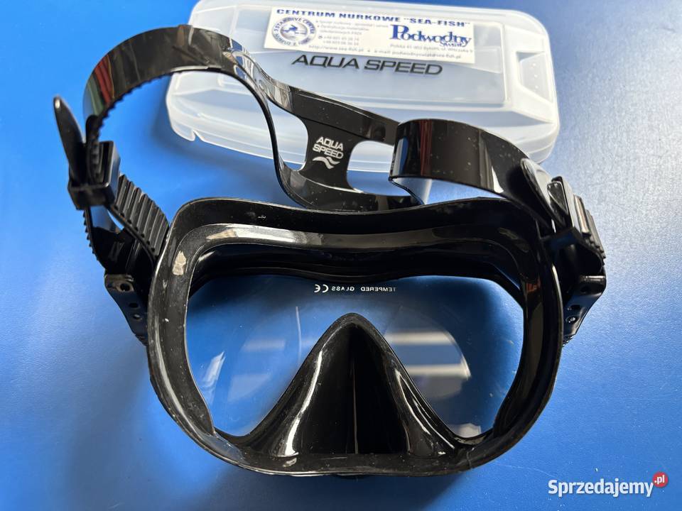 Maska nurkowa Ultima frameless czarny silikon Bytom