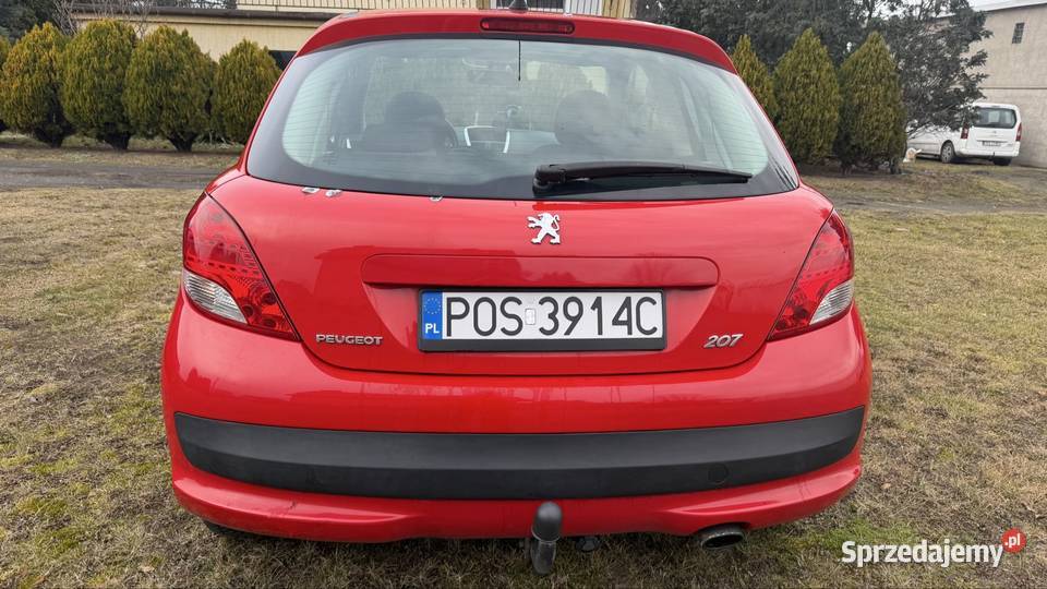 Peugeot 207 14 benzyna bezwypadkowy sprawna sprowadzony Brzyków