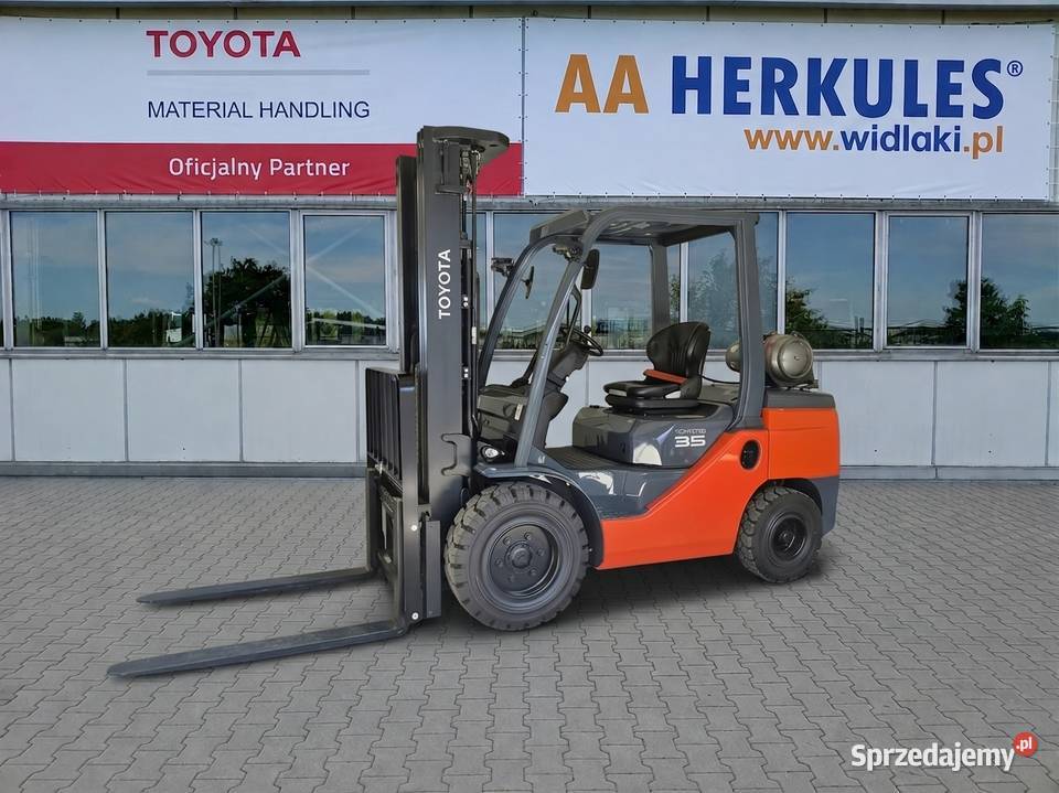Spalinowy wózek widłowy LPG Toyota Tonero gaz sprzedam