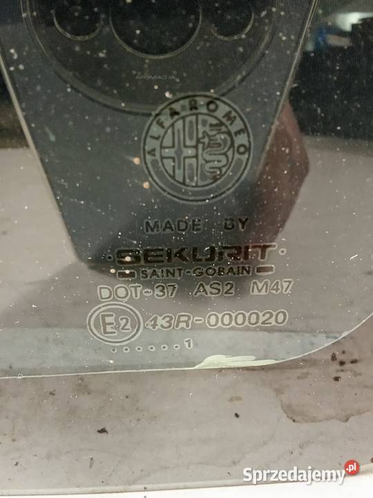 Szyba Karoseryjna Lewa Tylna Alfa Romeo 147 00 Bralin