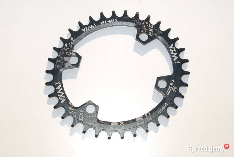 Zębatka owalna rowerowa 34 T Narrow Wide 96 BCD Cieszyn