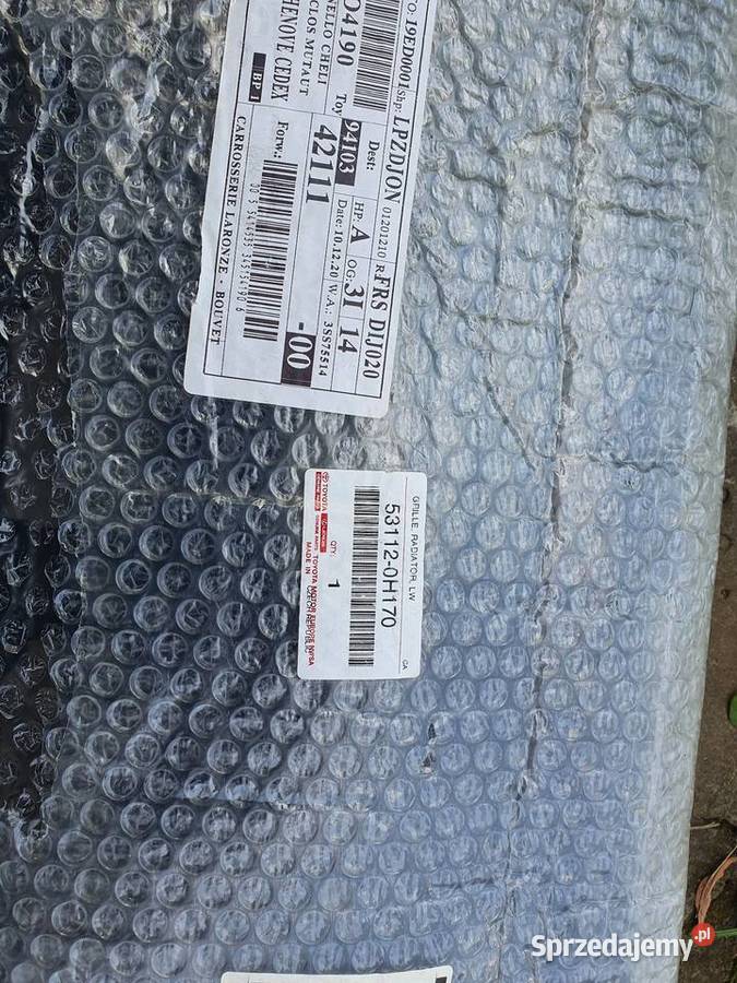 Atrapa grill dokładka zderzaka Aygo II lift nowa Słupia