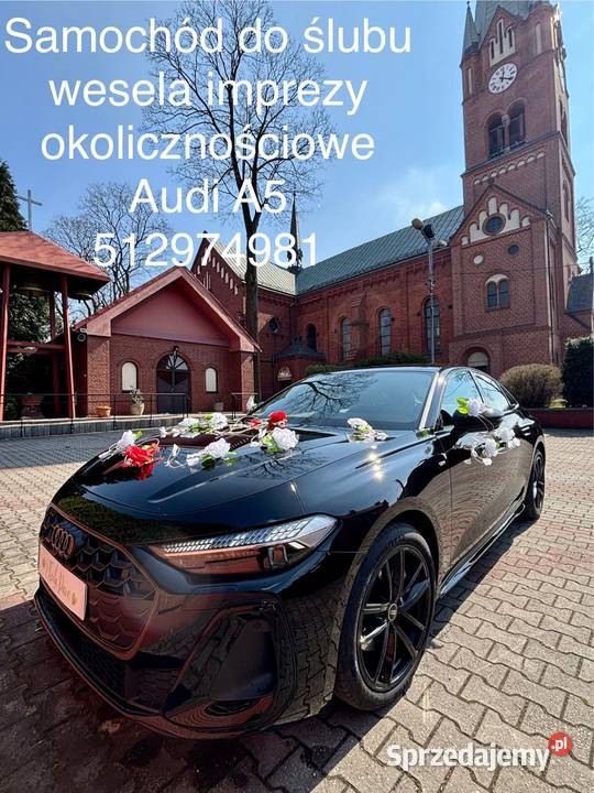 Samochód do ślubu wesela imprezy okolicznościowe Żywiec