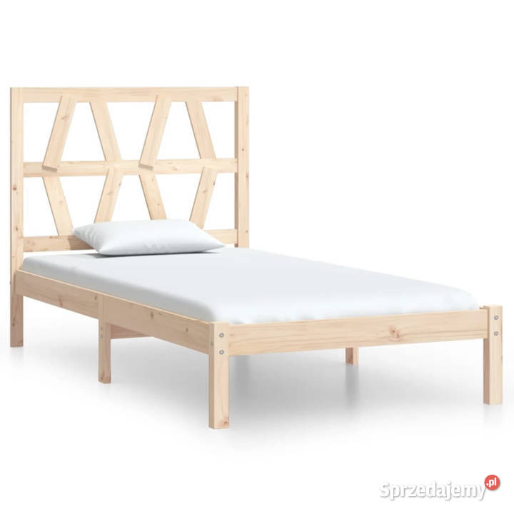 Rama łóżka lite drewno sosnowe 90x200 WM3103983 sprzedam
