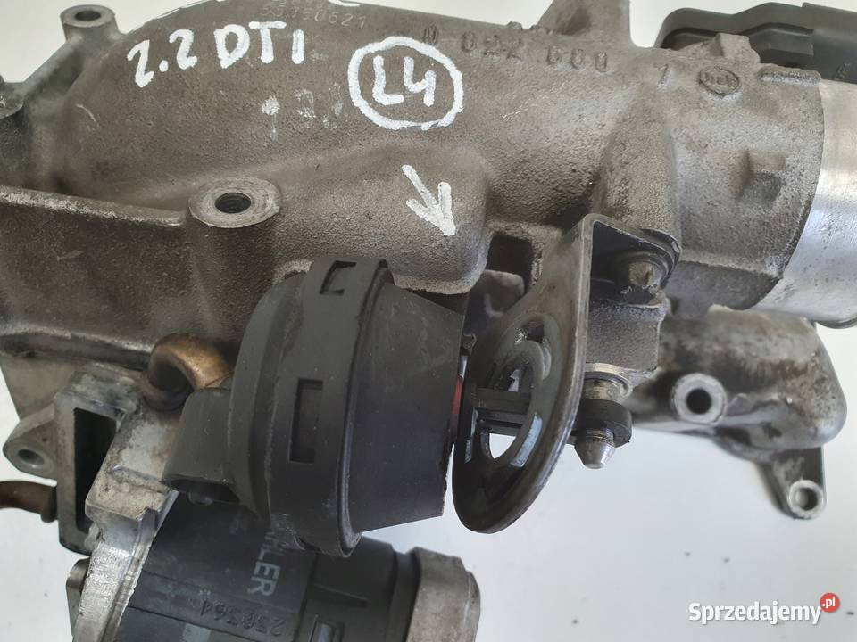 Opel Vectra C 22 DTI ZAWÓR EGR kolektor