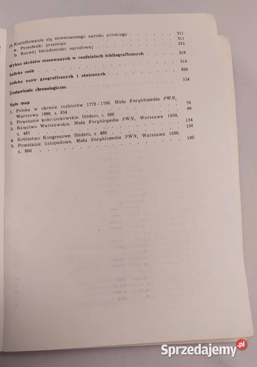 HISTORIA POLSKI 1764 1864 Józef Andrzej Hajnówka