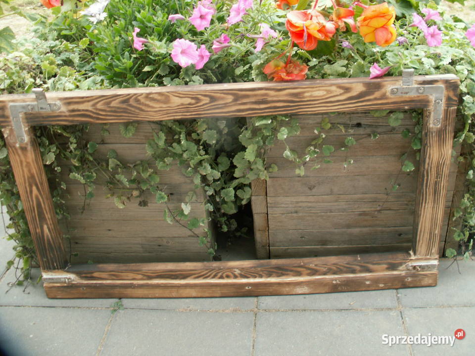 Stare okno loft lustro obraz rama okienna 47x85 Ełk