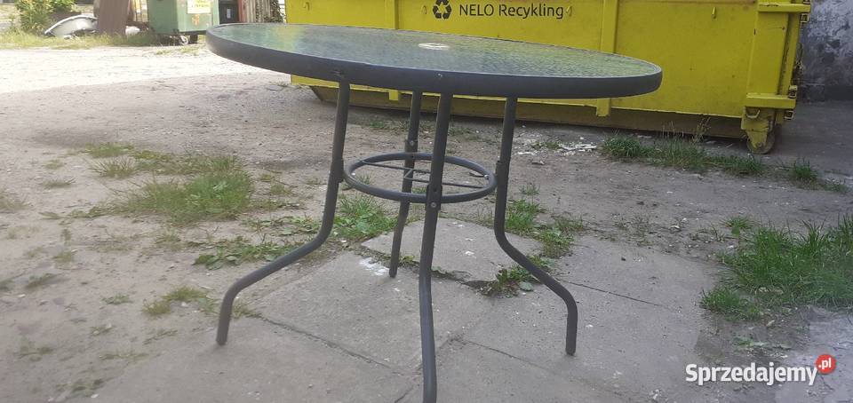 Stolik szklany ogrodowy Łódź