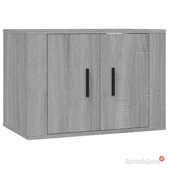 Wiszące szafki TV 2 szary dąb sonoma 57x345x40 mazowieckie Warszawa