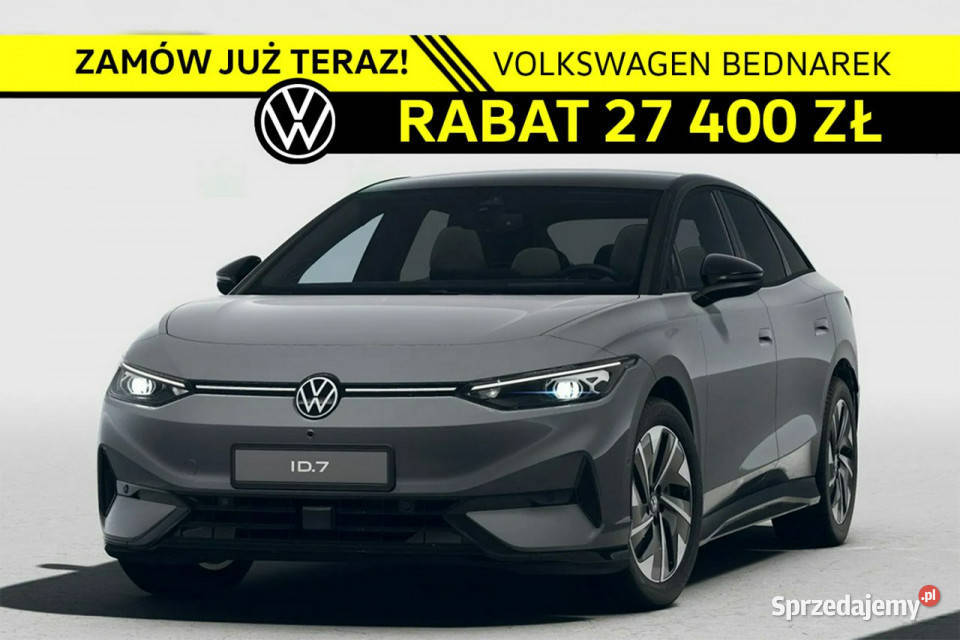 Volkswagen ID7 Pro 77 kWh 210 kW 286 Zasięg 621 czujnik deszczu łódzkie
