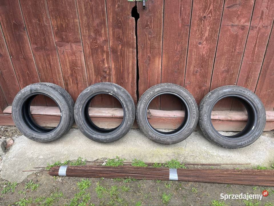 Opony letnie 20555R16 krótko używane podkarpackie Krosno