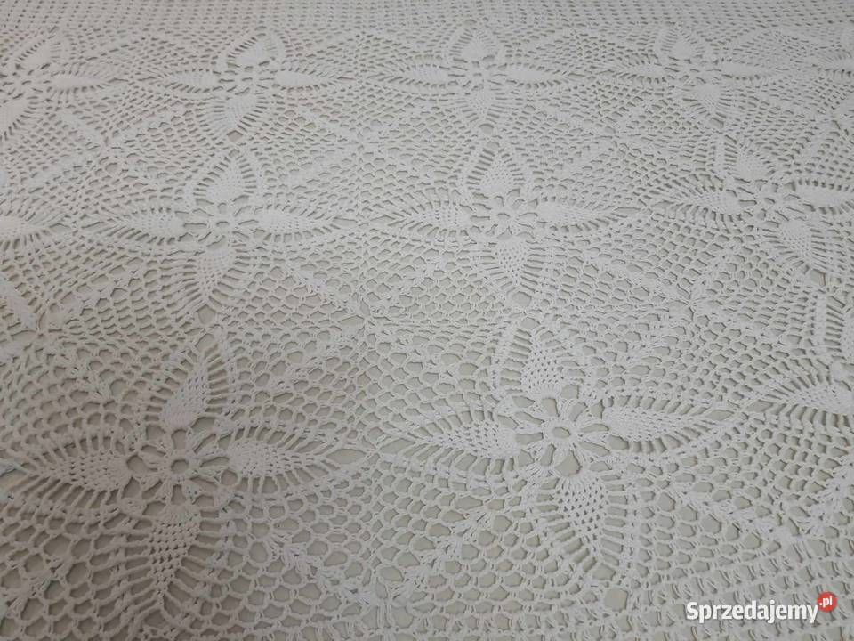 obrus ręcznie robiony na szydełku łódzkie Łódź