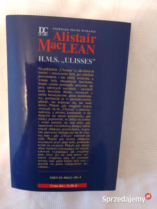 Książka HMS ULISSES Alistair MacLean I pełne Oborniki