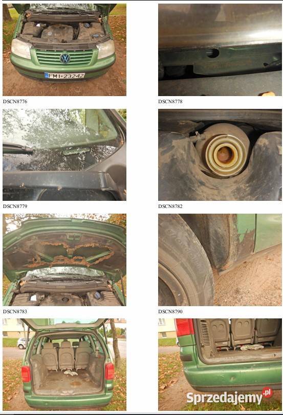 Volkswagen Sharan GP 19 TDI lubuskie Gorzów Wielkopolski