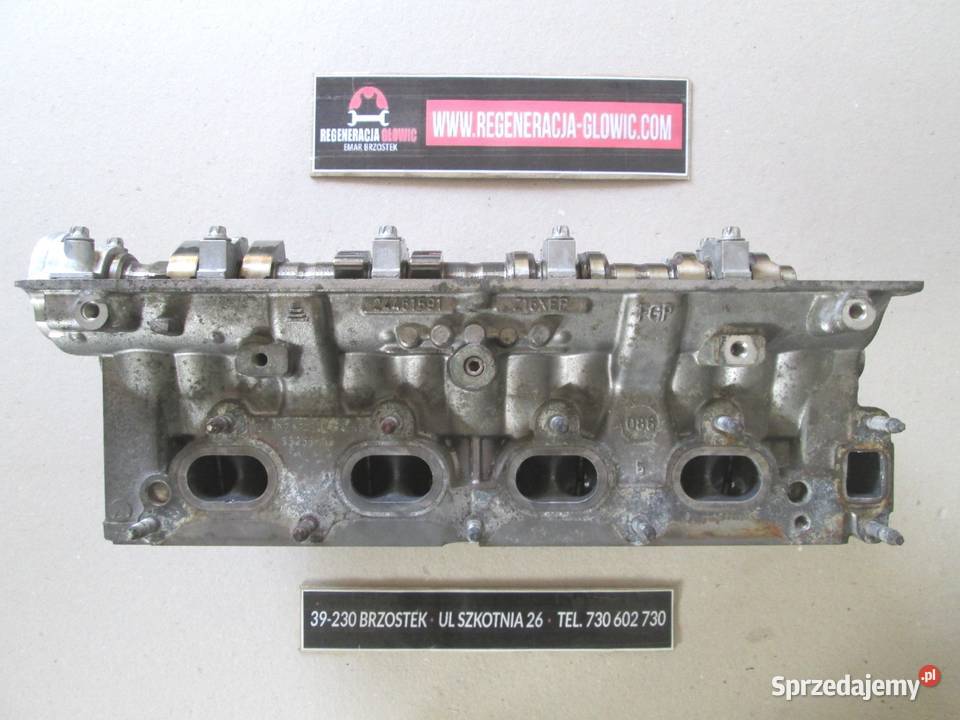 GŁOWICA OPEL 16 16V Z16XEP 24461591 Astra Meriva głowice cylindrów Silniki i osprzęt