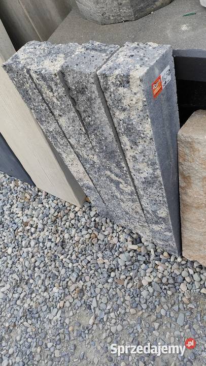 Palisada łupana 58x8x8 Palisady krawężniki małopolskie Sułkowice