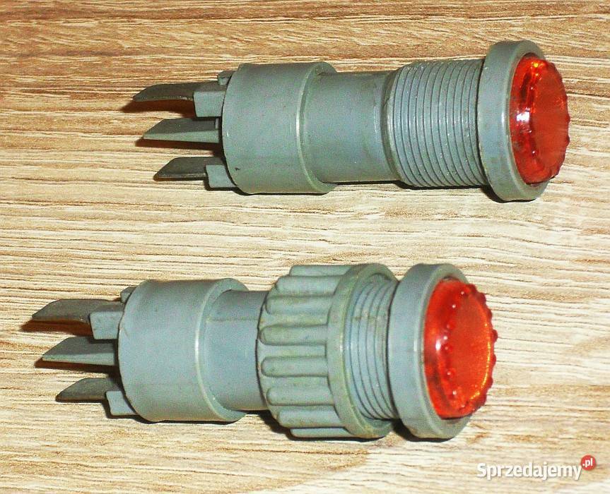 Lampka kontrolna pomarańczowa z żarówką 12 V 2 W Części i akcesoria śląskie Gliwice