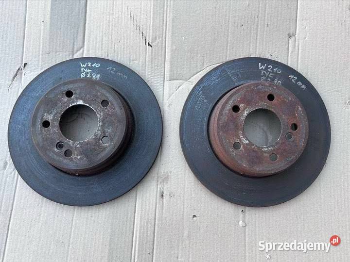 Tarcze hamulcowe tyl mercedes w210 290mm Tarcze hamulcowe Grudziądz