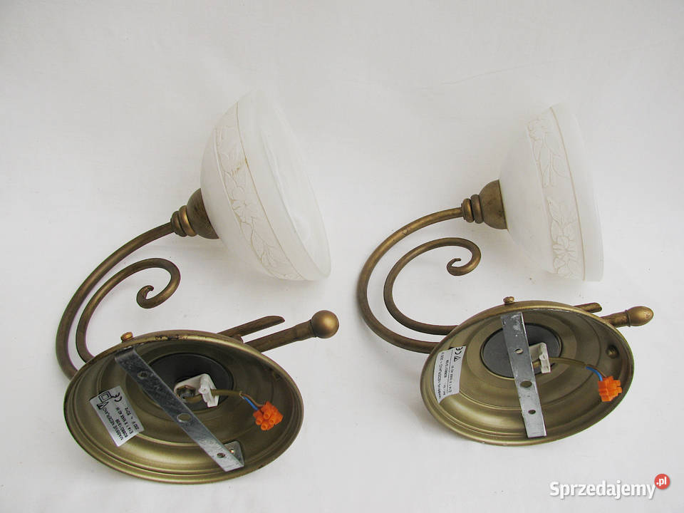2 kinkiety mosiądz III