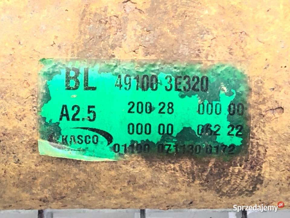 WAŁ NAPĘDOWY TYŁ KIA SORENTO I SUV 25 170 podkarpackie sprzedam